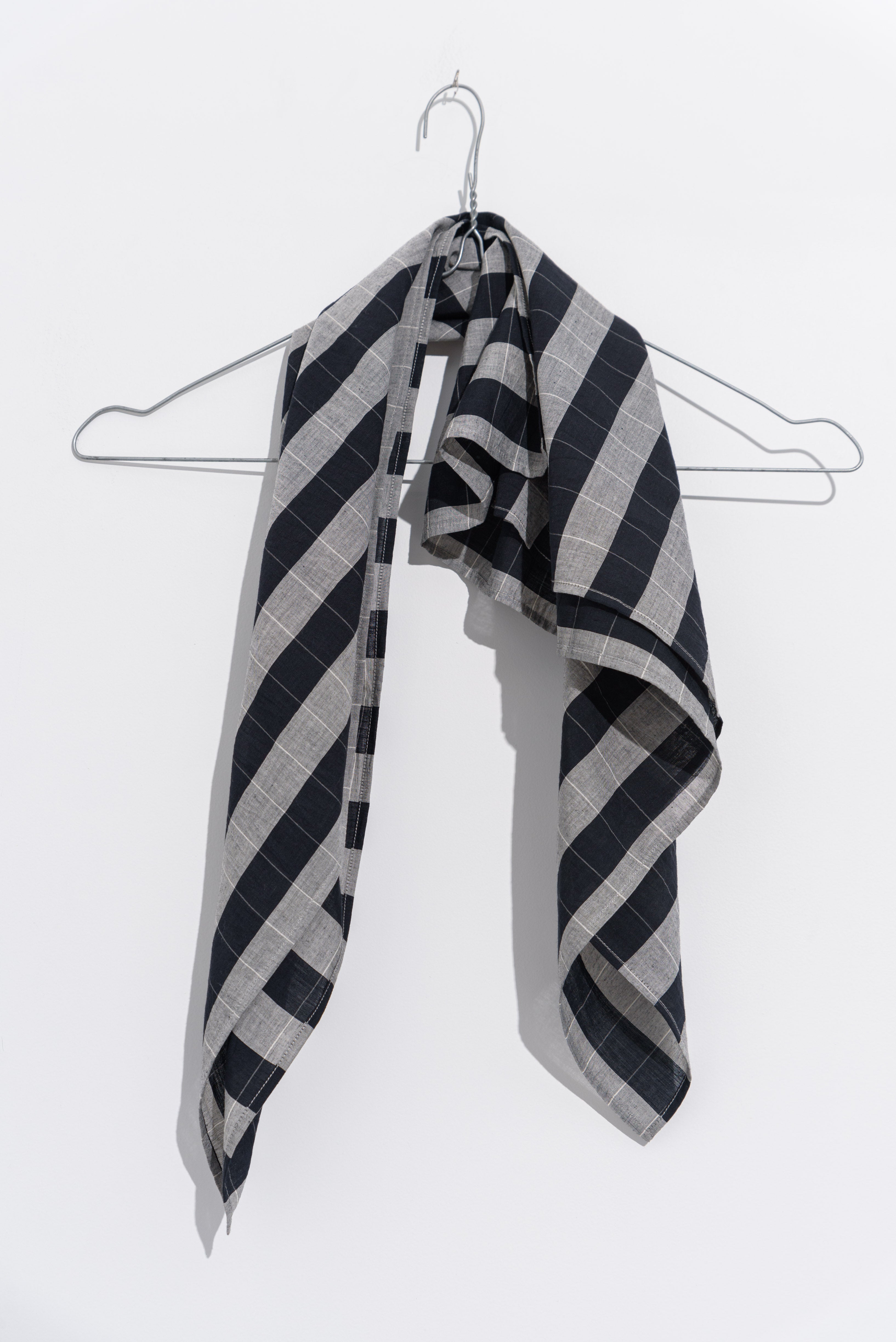 Monochrome striped bandana