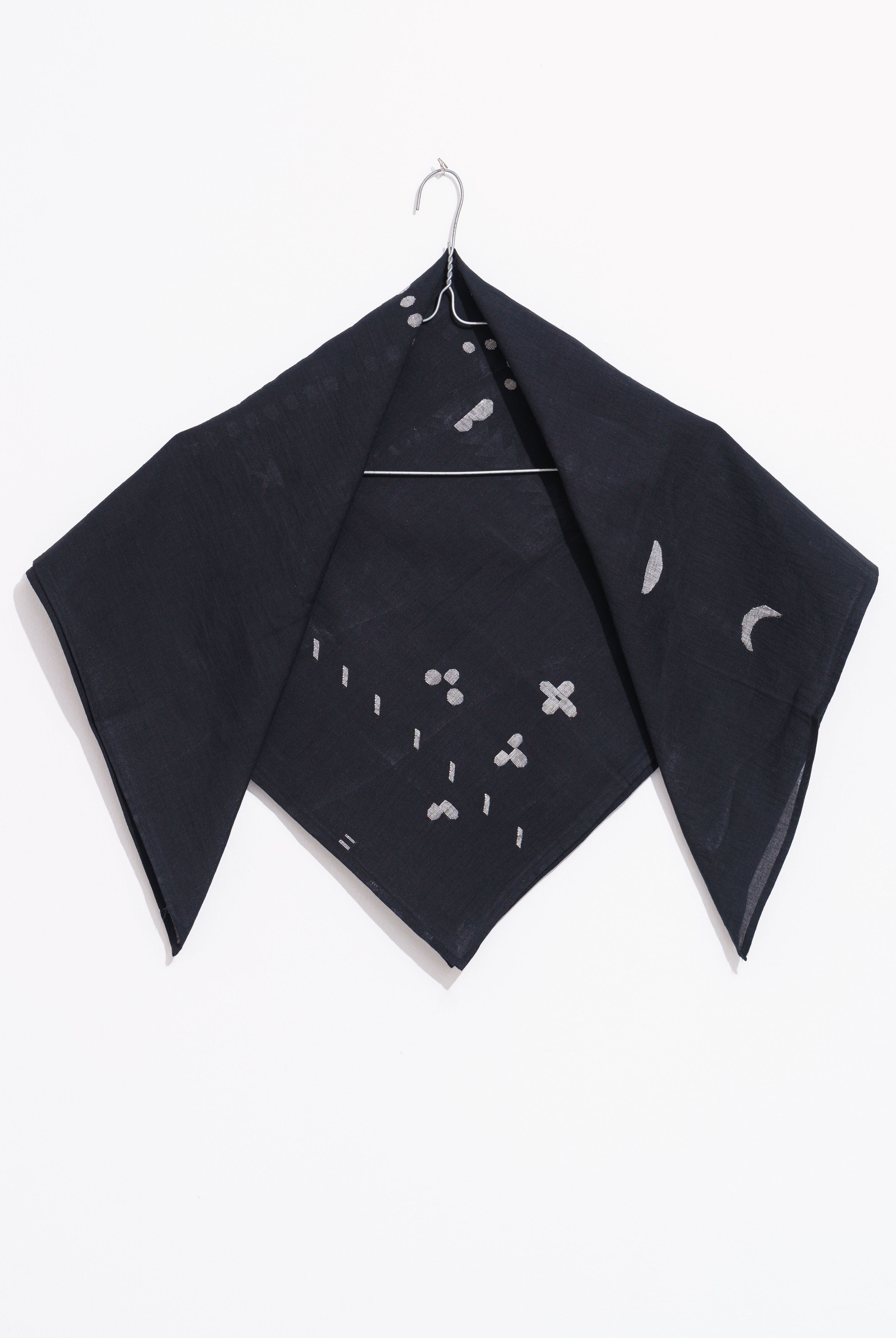 Black cotton bandana