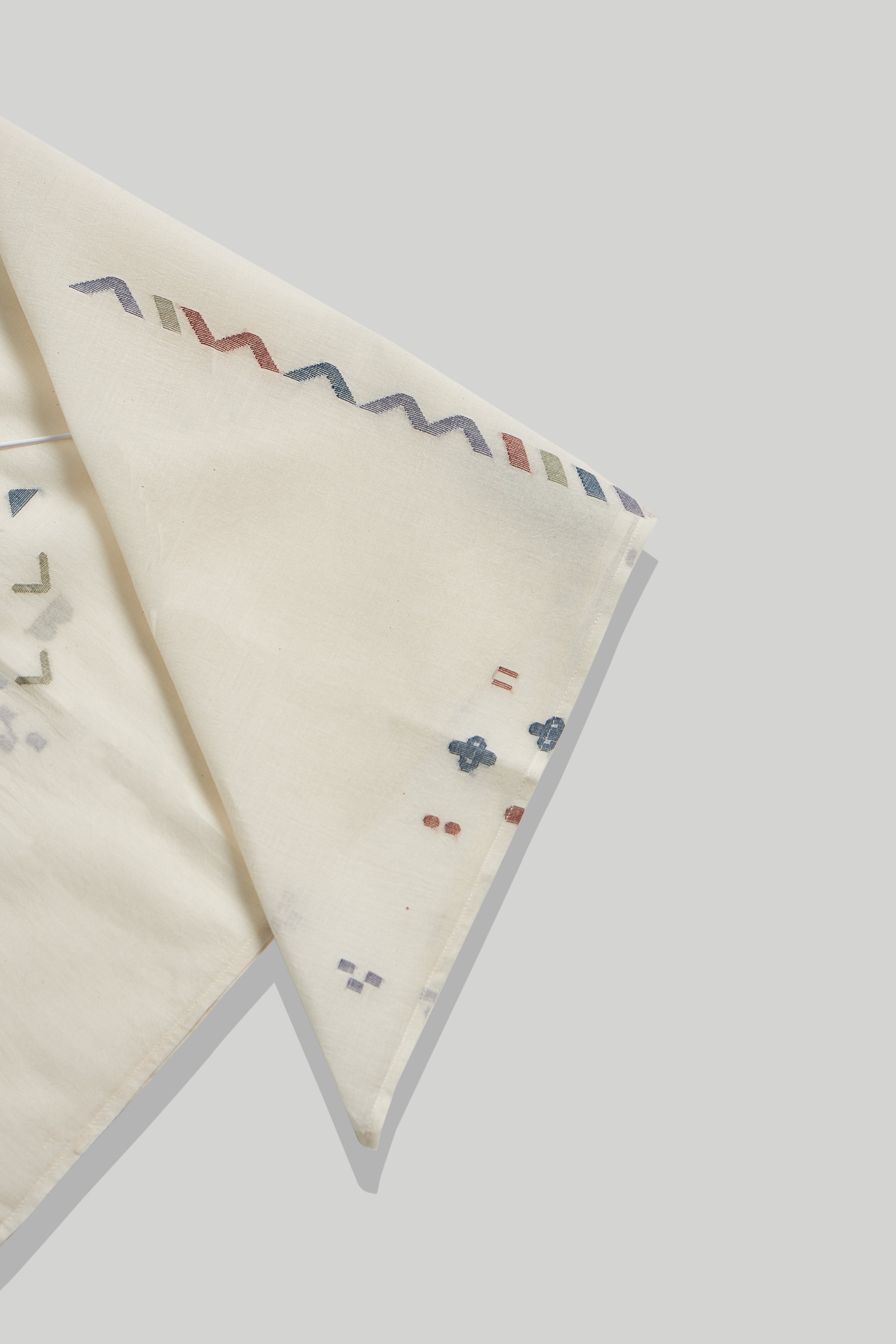 Multi-color weave jamdani bandana