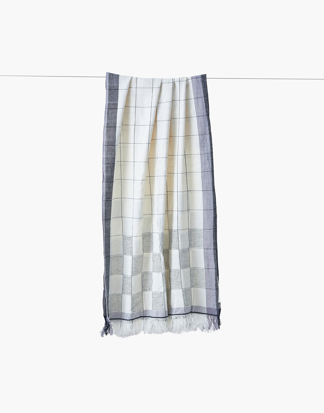 Classic Ivory Block Stole