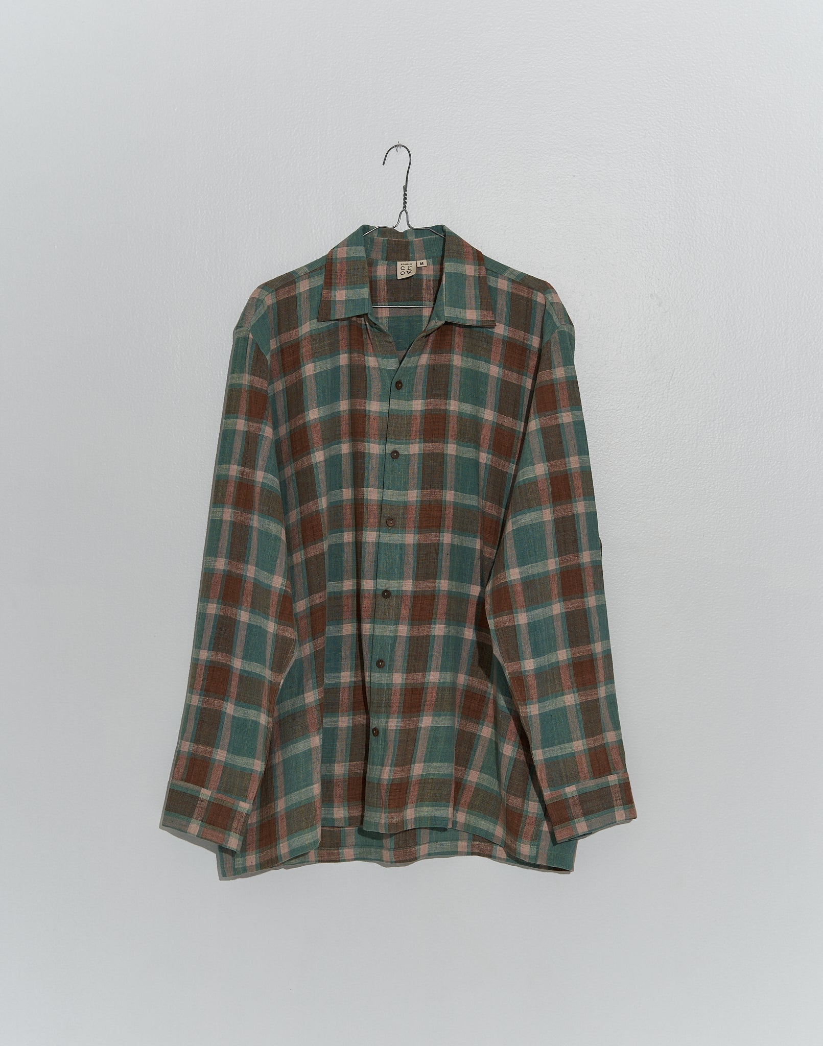 Gingham easy shirt