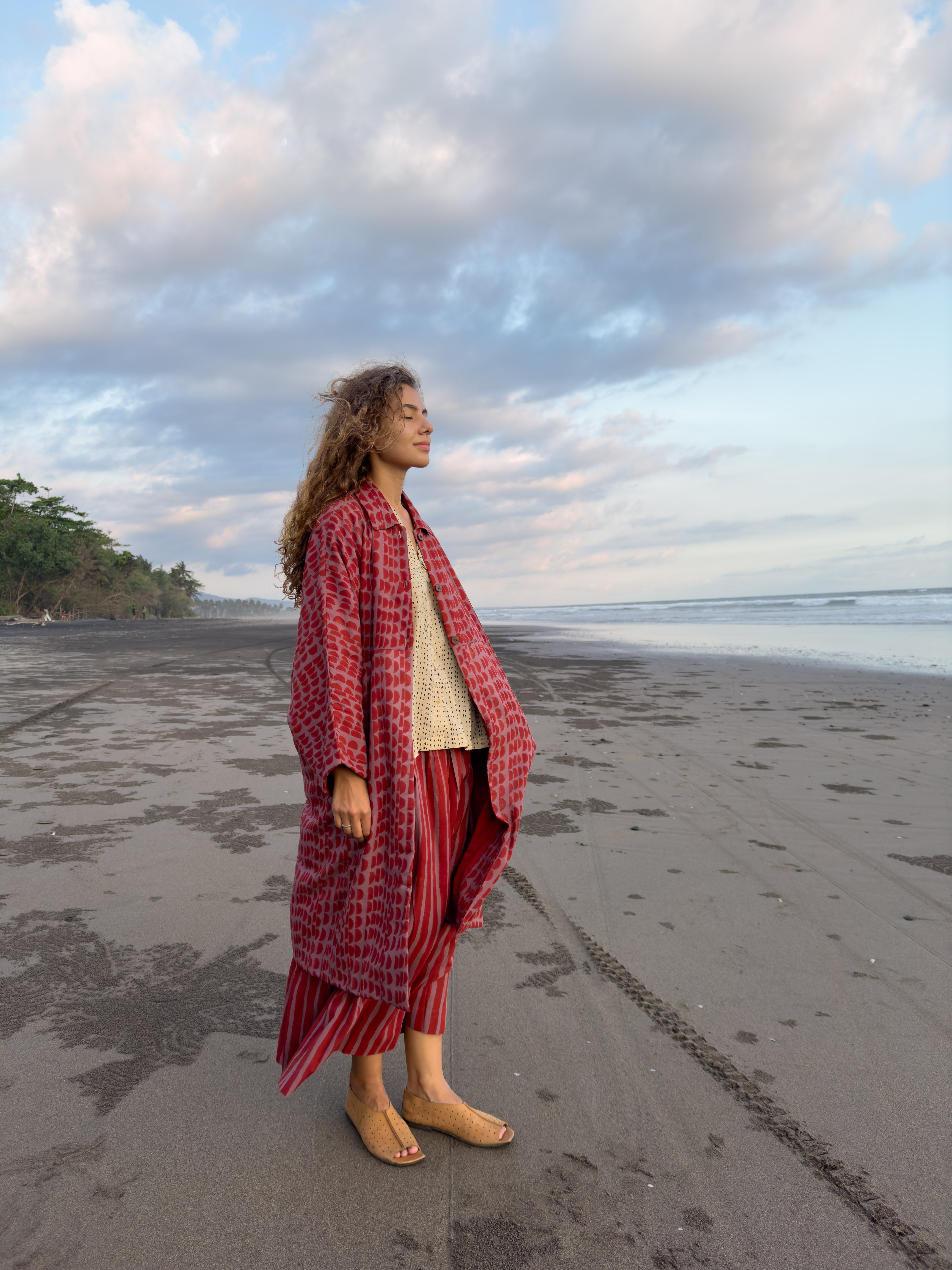 The Red Half Moons Duster Jacket