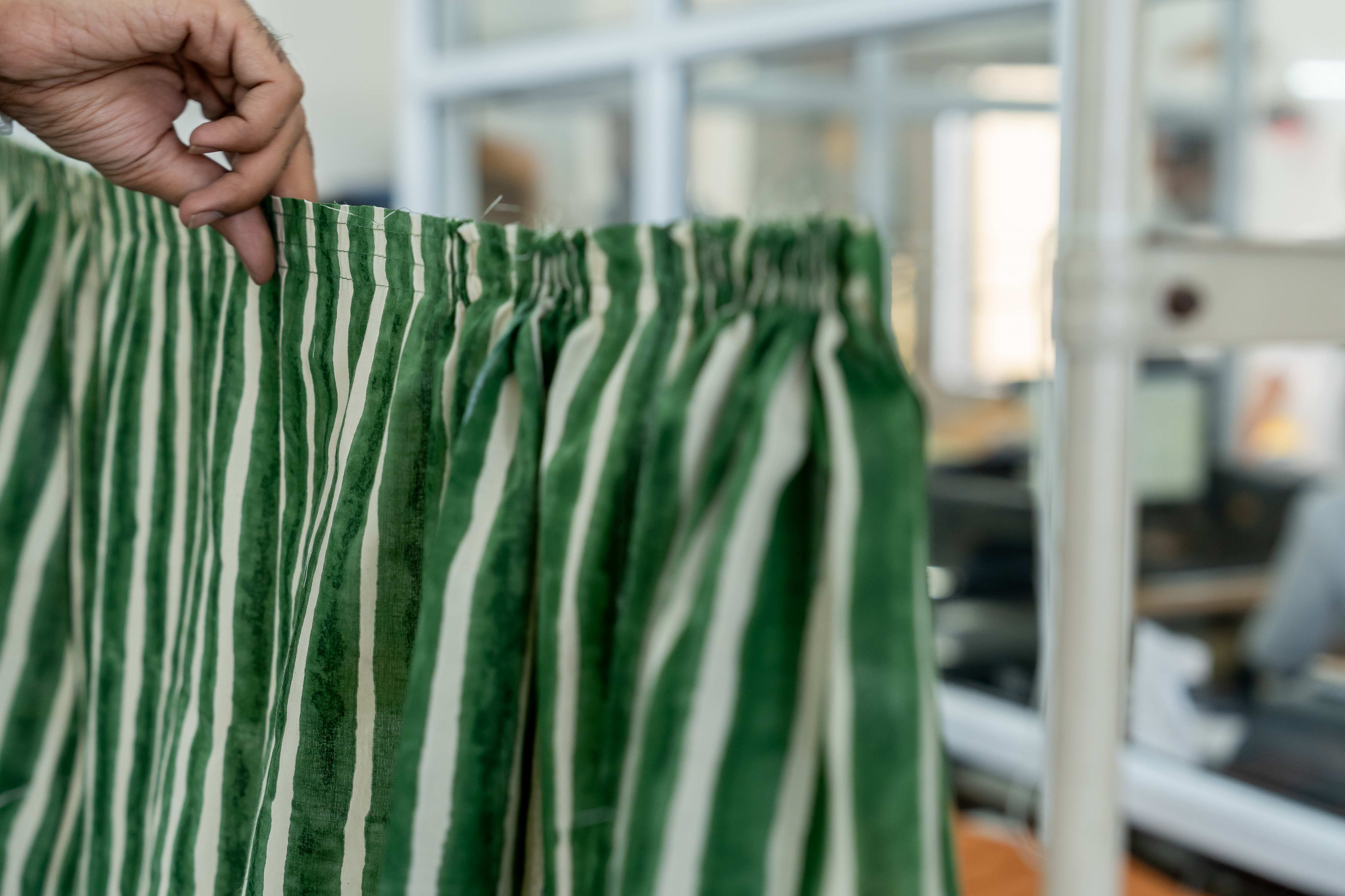 Green Striped Cali Dress