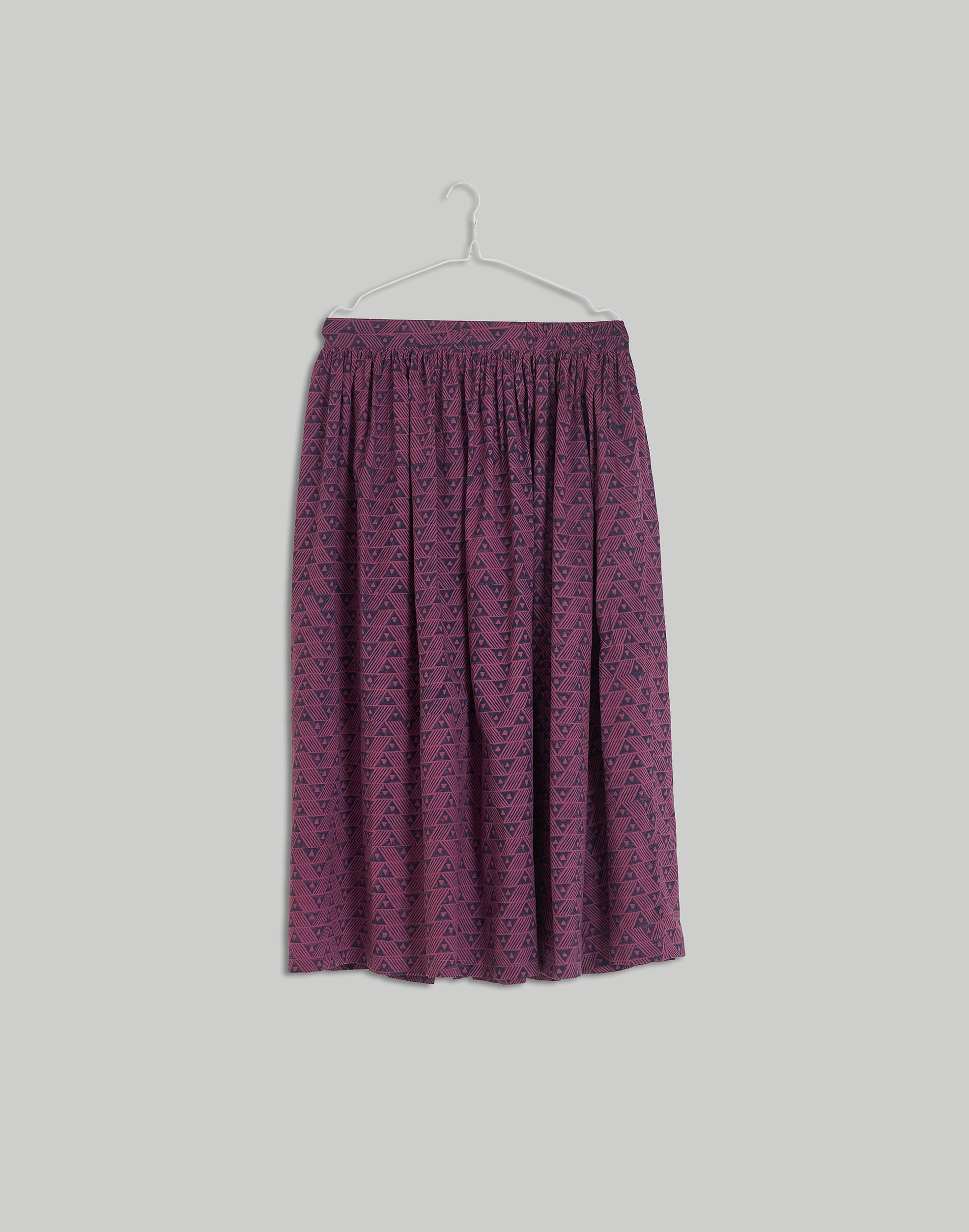 Magenta Sash Skirt