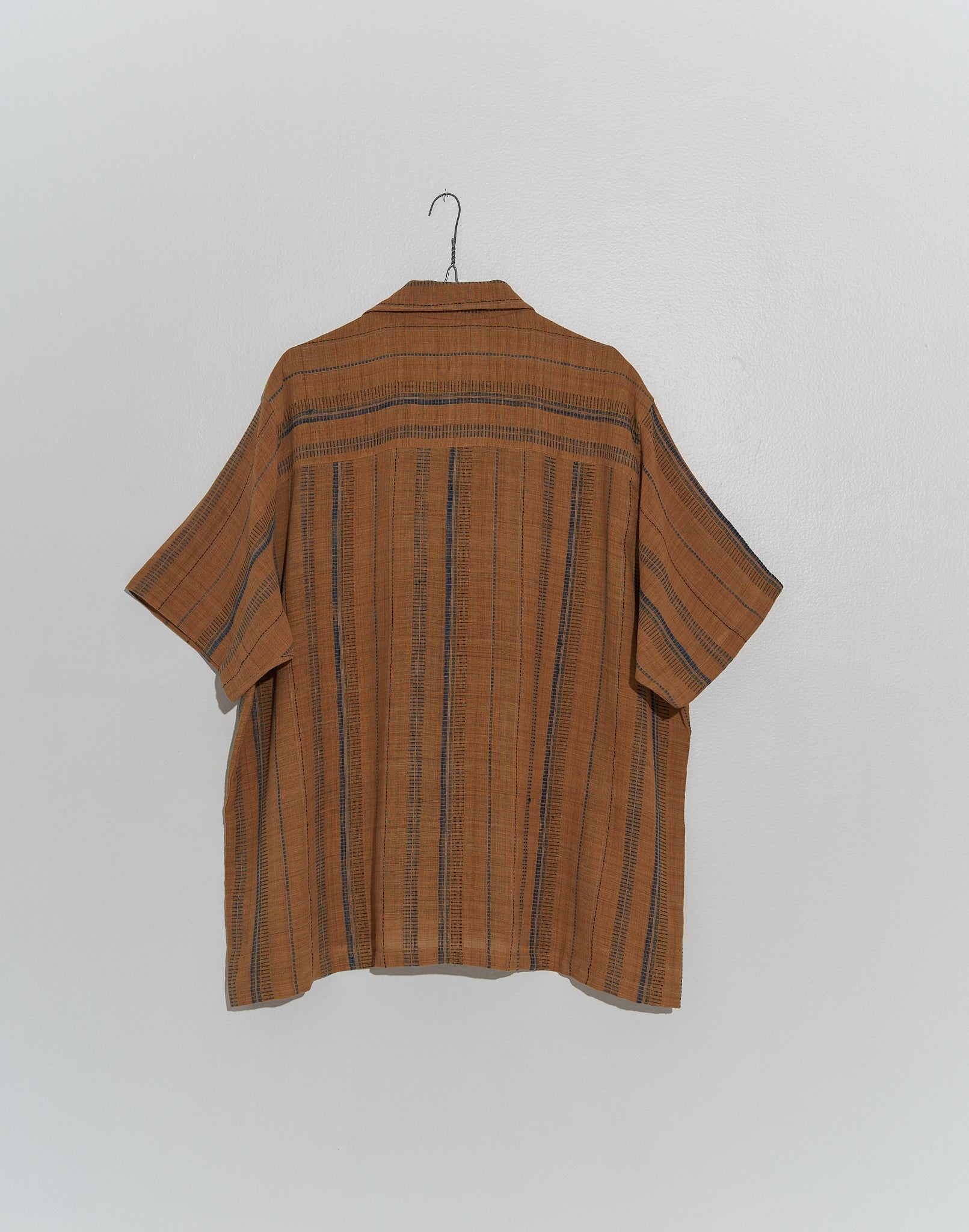Organic brown boxy shirt