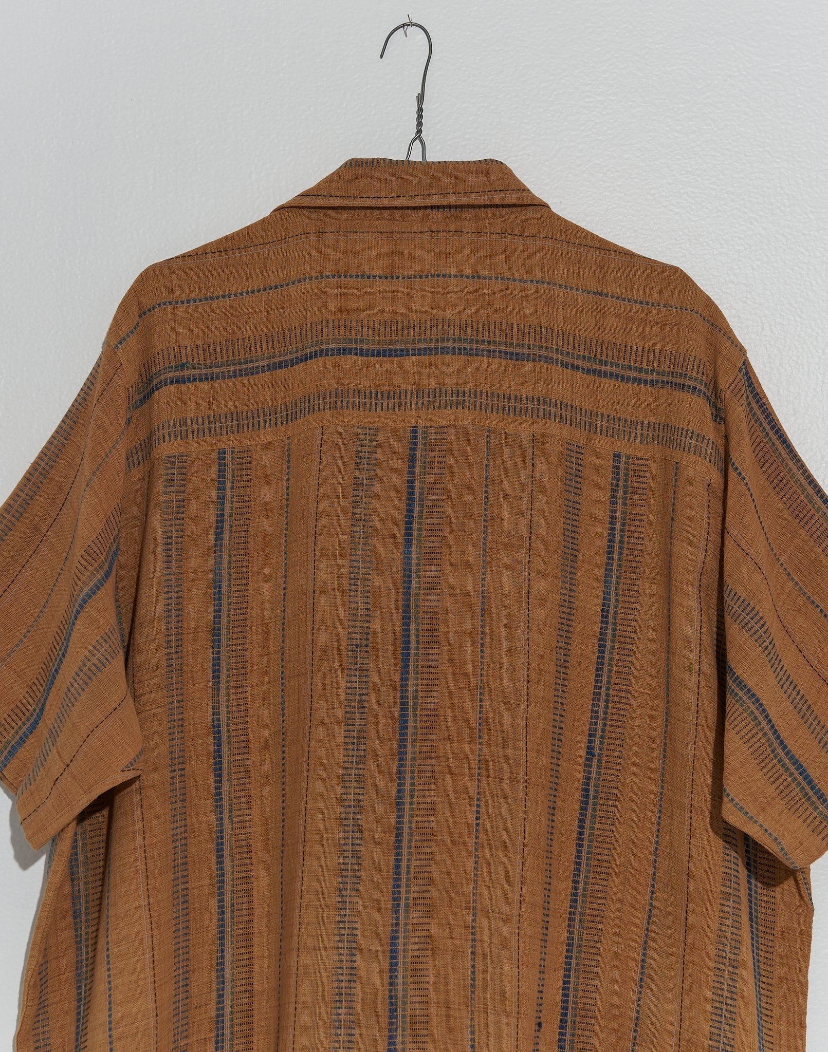 Organic brown boxy shirt