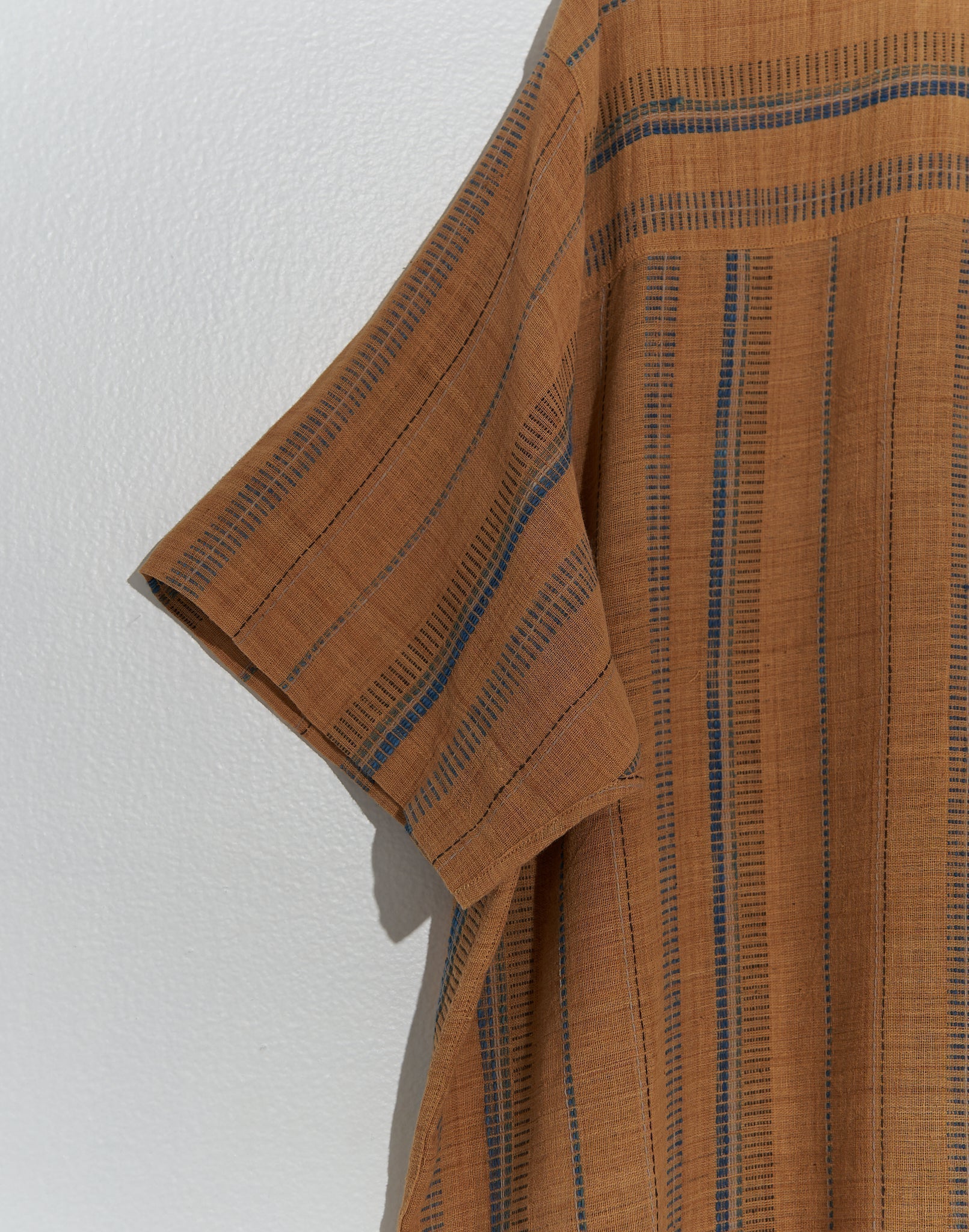 Organic brown boxy shirt