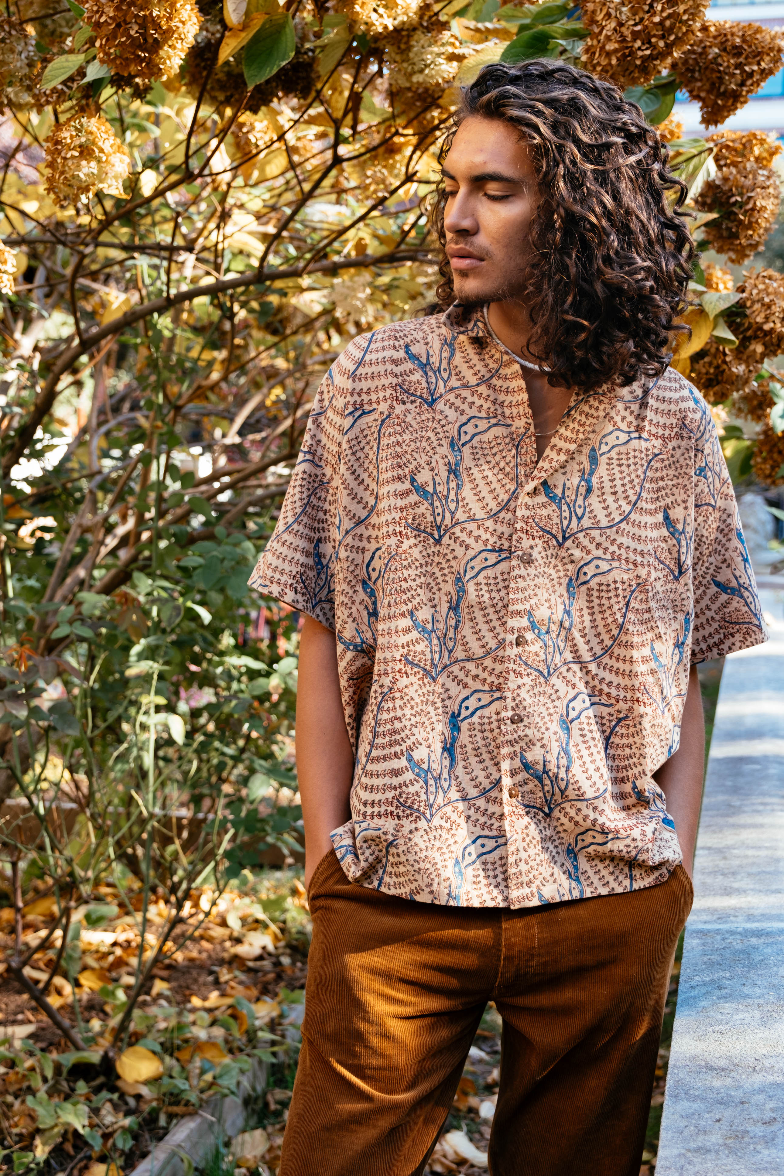 Floral boxy shirt