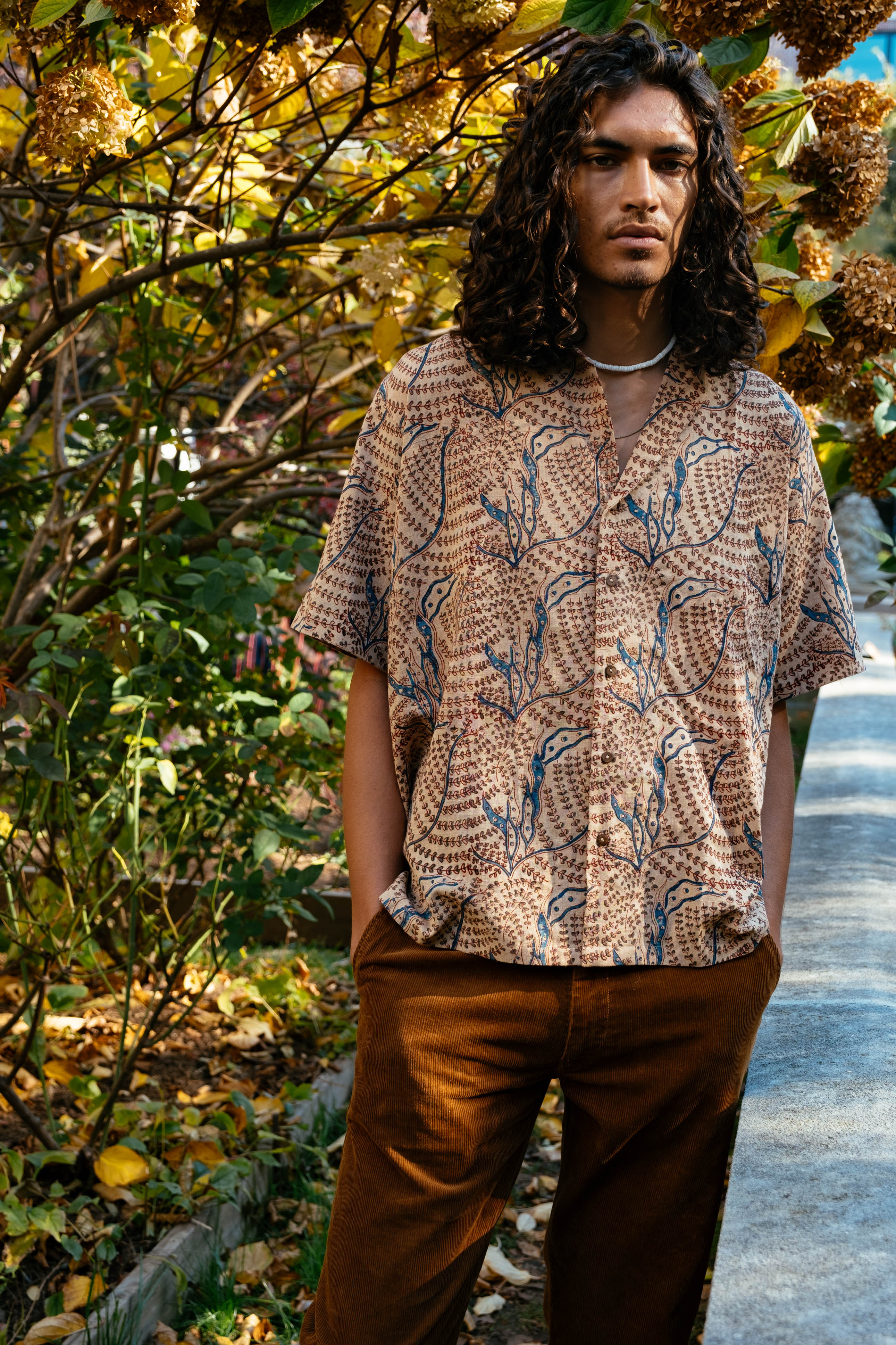 Floral boxy shirt