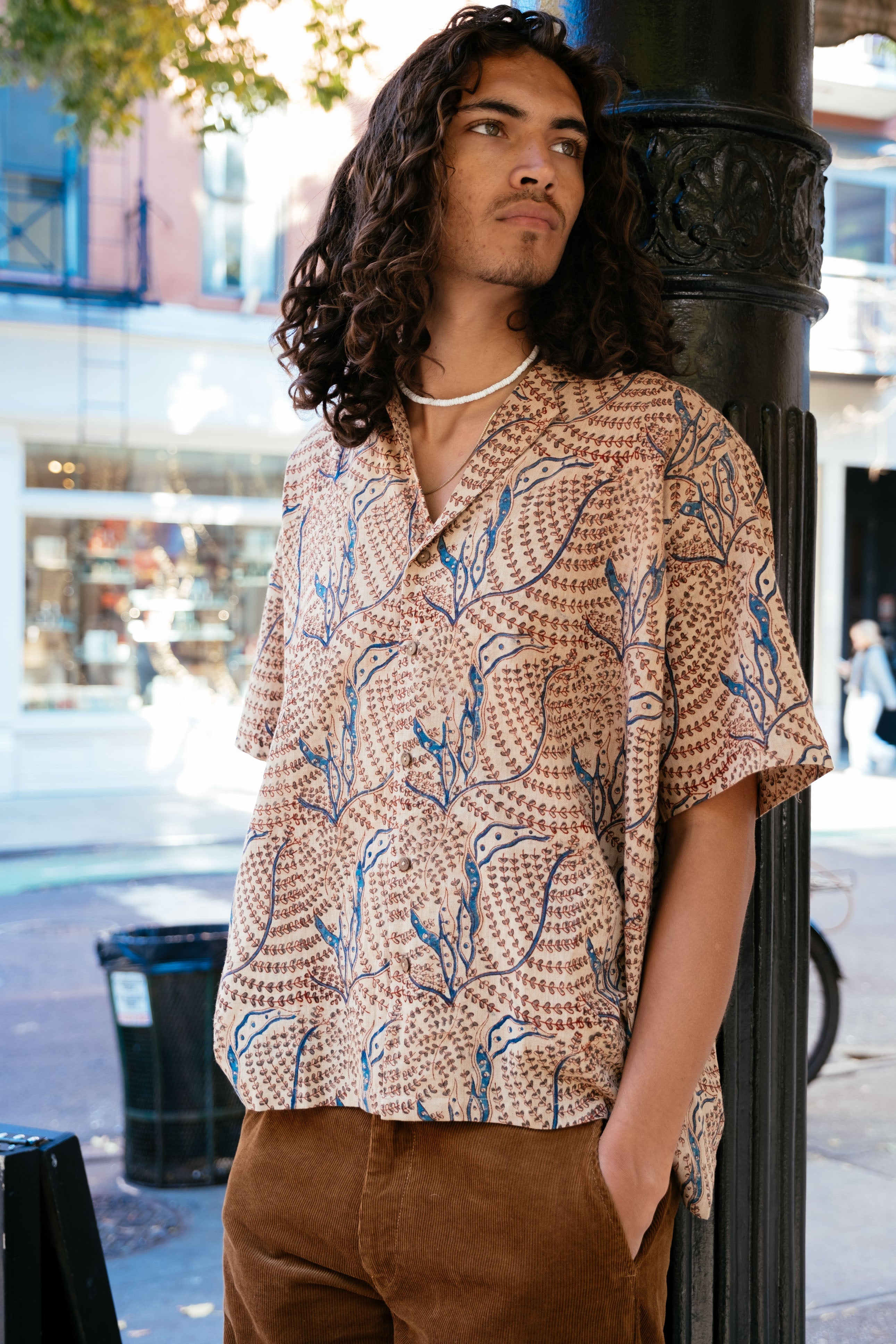 Floral boxy shirt