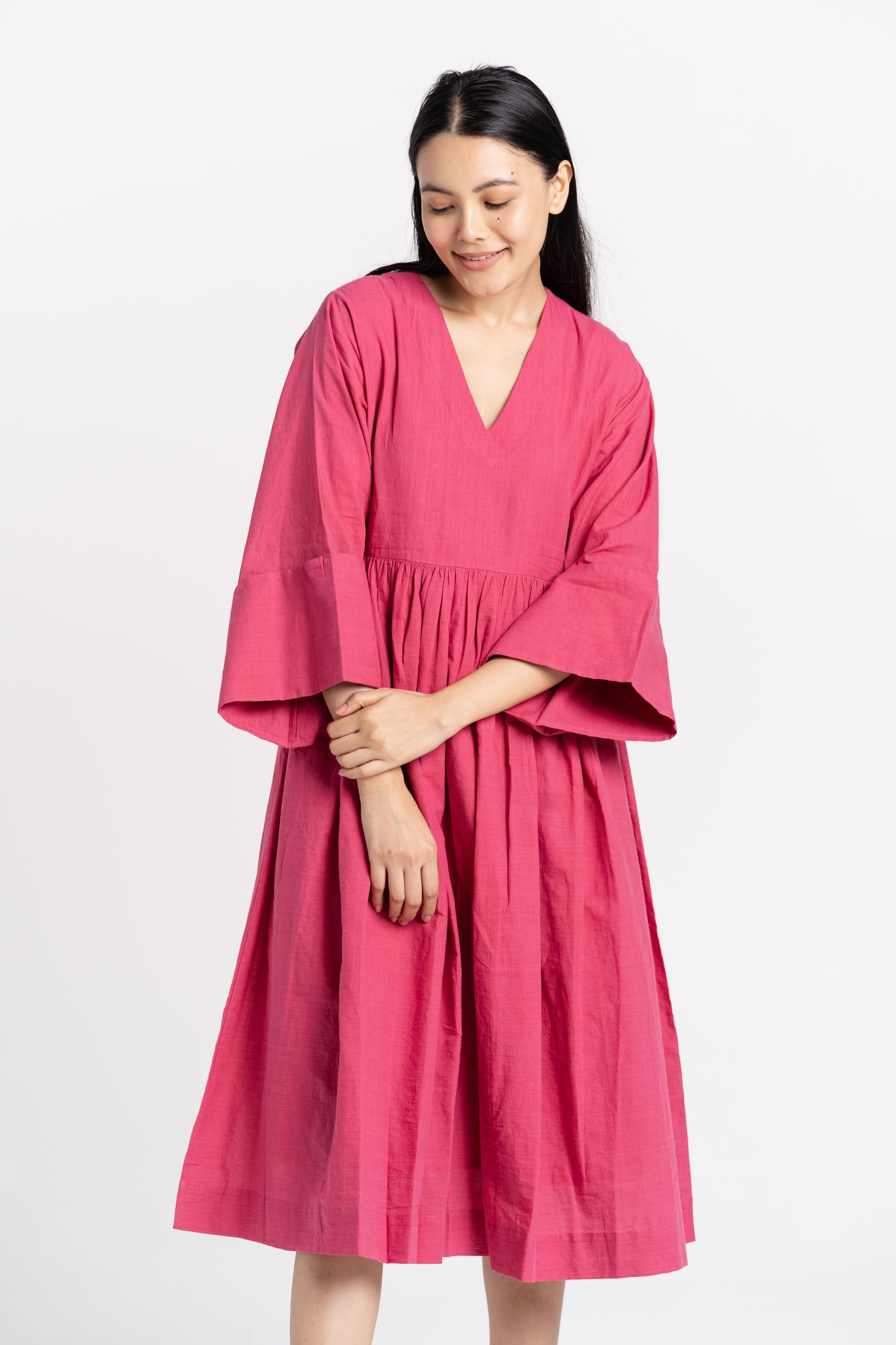 Rose Gathered Midi Dress, top sustainable fashion brands, clothing stores that are sustainable, best organic clothing companies, brands that use organic cotton, pure organic cotton clothing, women's cotton clothing brands, organic cotton turtleneck women's, pure cotton shirts for women, best minimalist womens clothing brands, best simple clothing brands