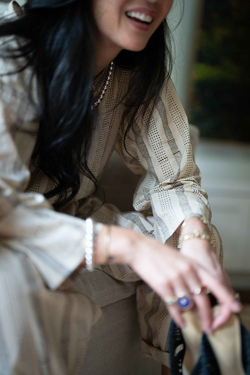 Sandstone Stripes Top
