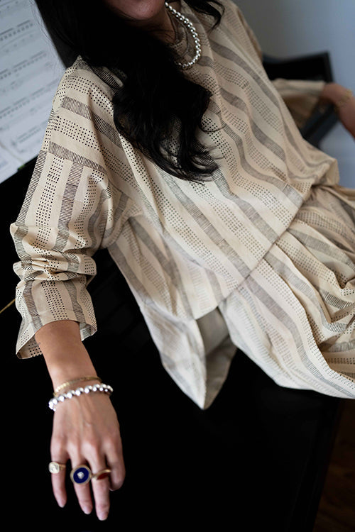 Sandstone Stripes Top