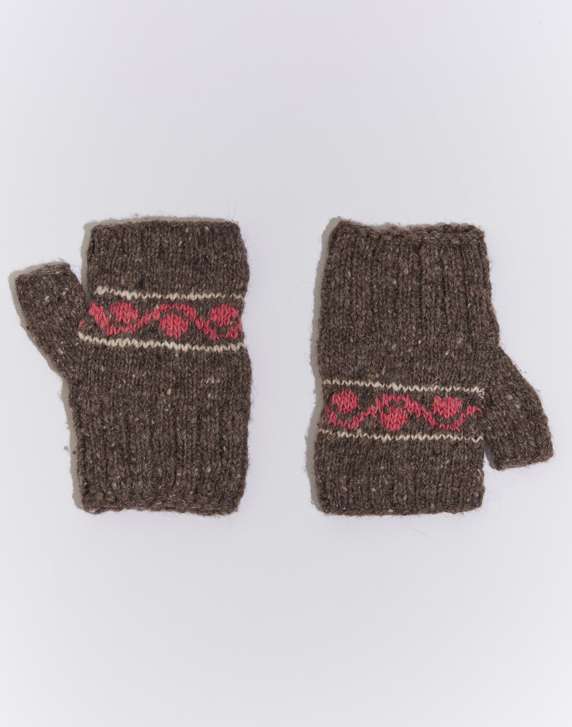 Women Scholar’s Handknit Fingerless mittens