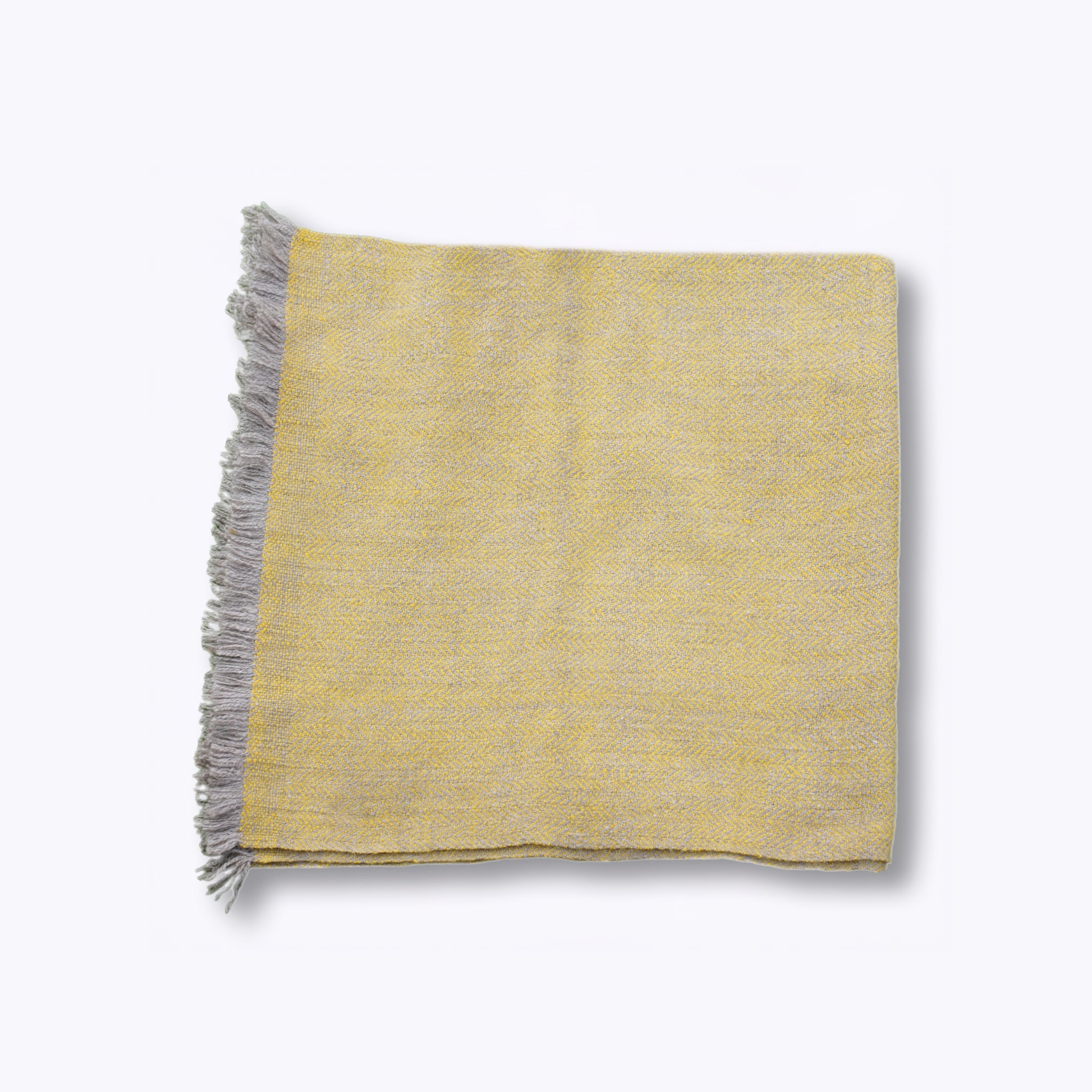 The Herringbone Khaki Muffler