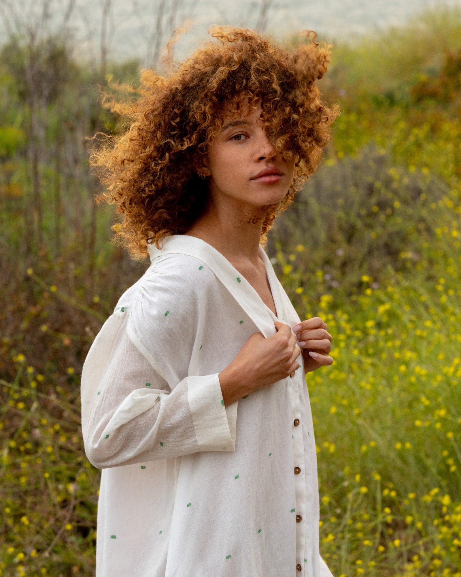 Vintage White Shirt Dress