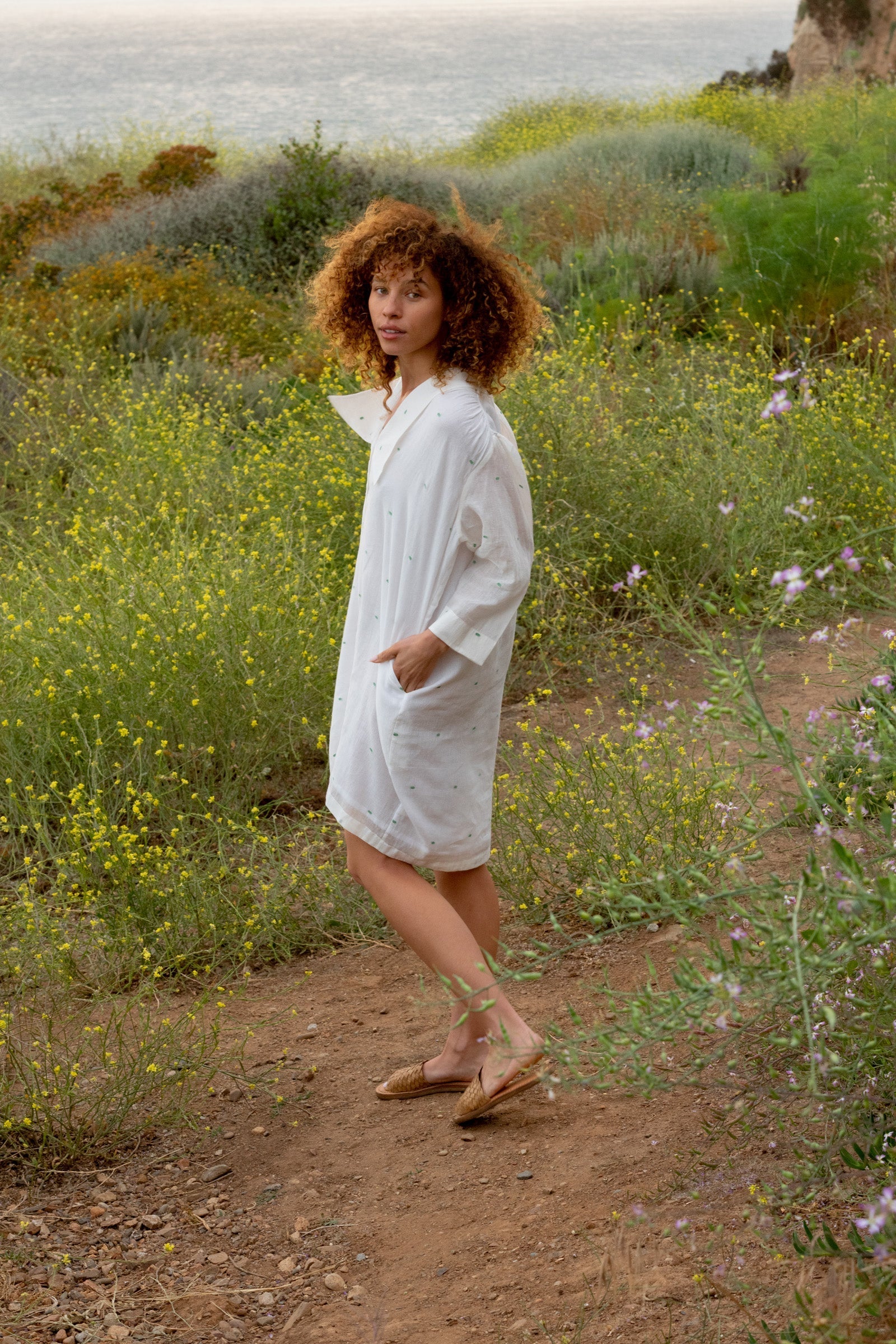 Vintage White Shirt Dress