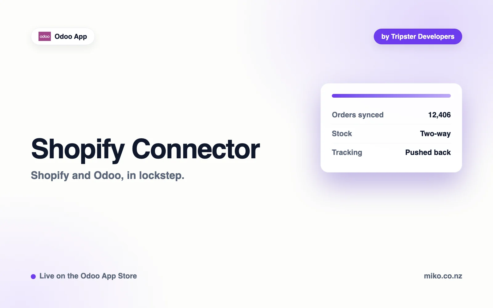 Shopify Connector for Odoo by Tripster Developers
