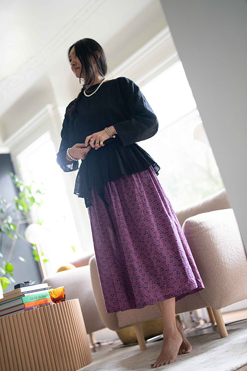 Feather Skirt Tie Up Frill