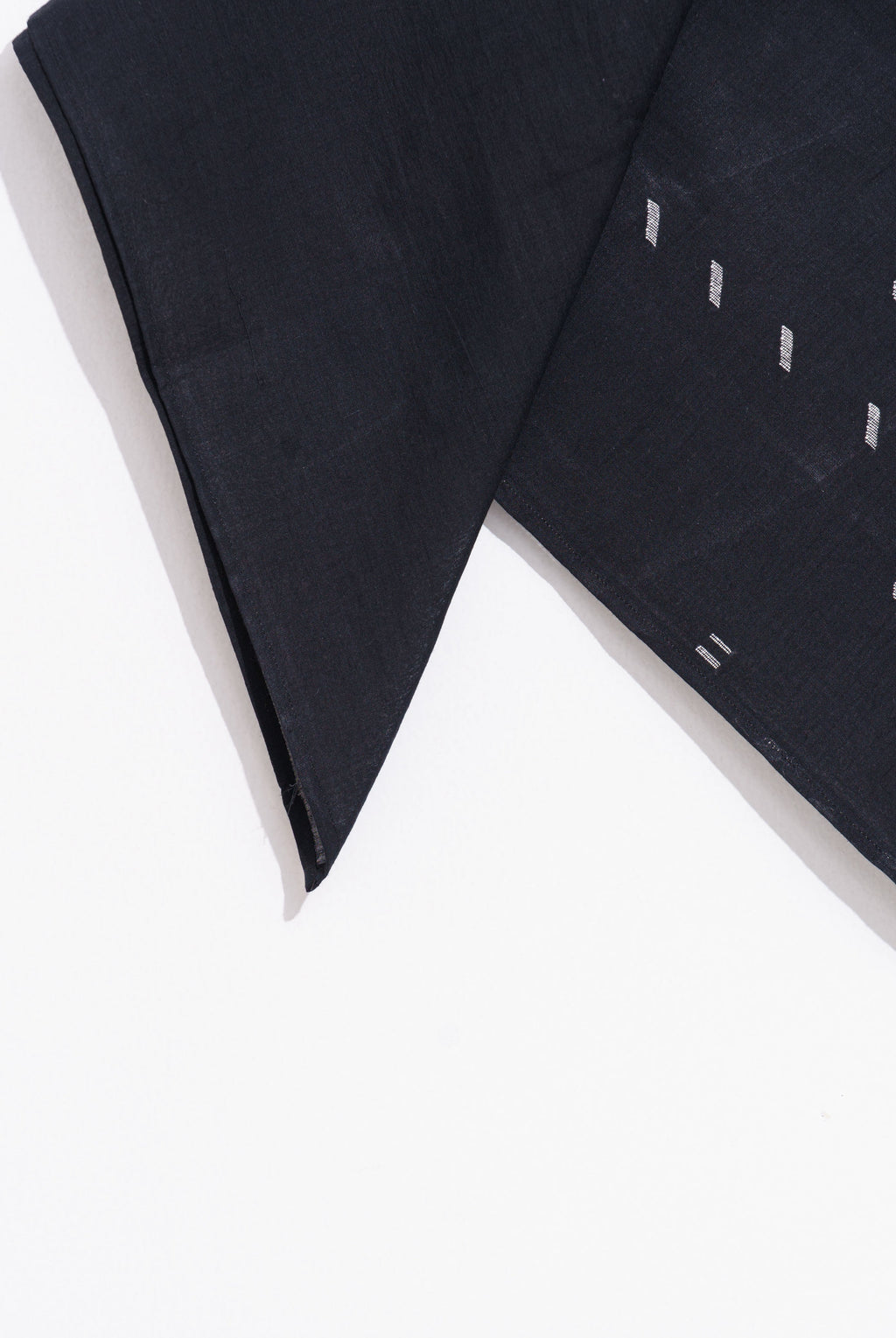 Black cotton bandana