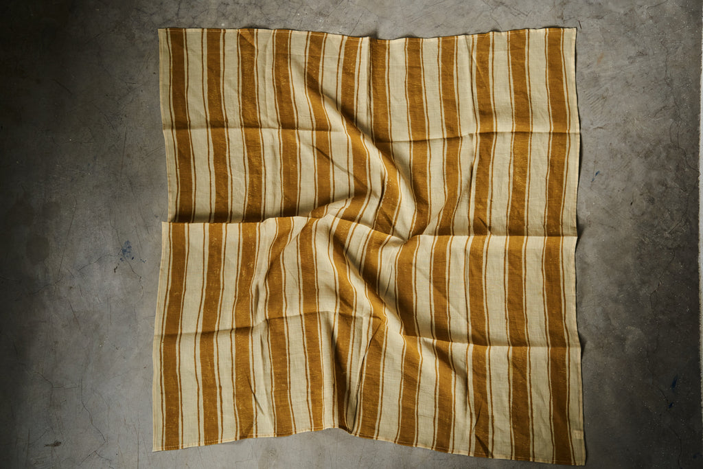 Mustard Zebra Stroll Bandana