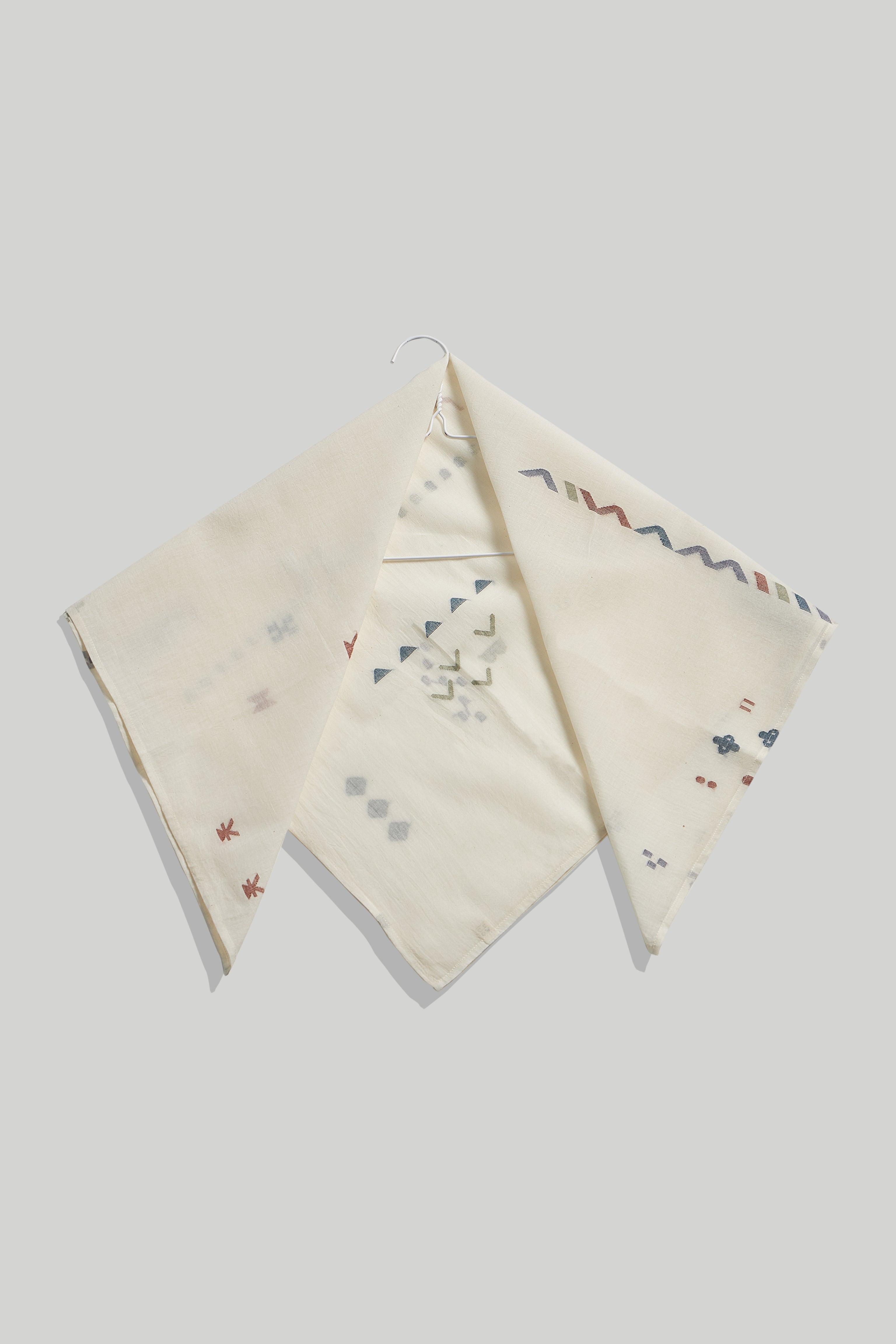 Multi-color weave jamdani bandana