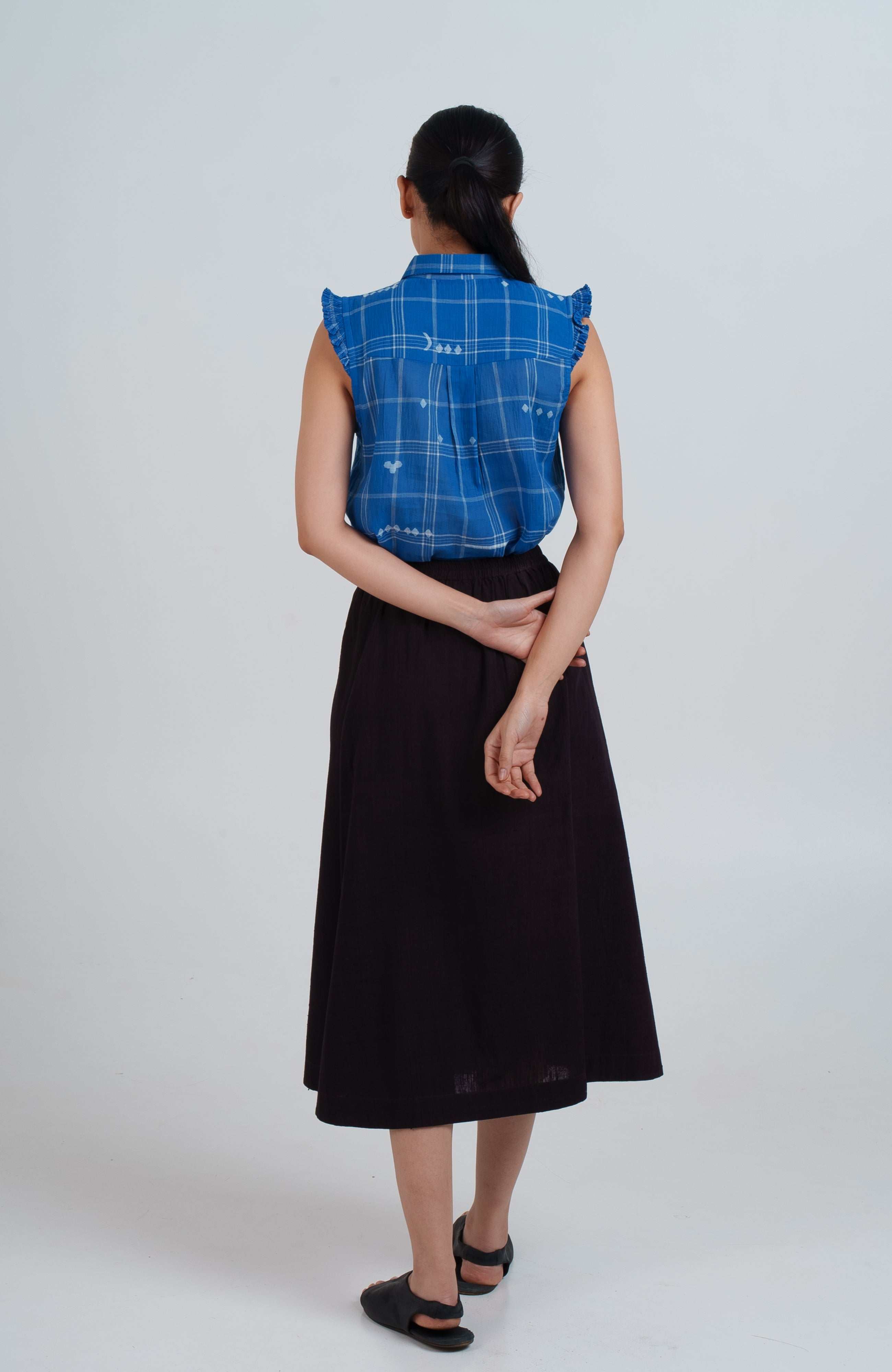 Indigo Mary Oliver Top