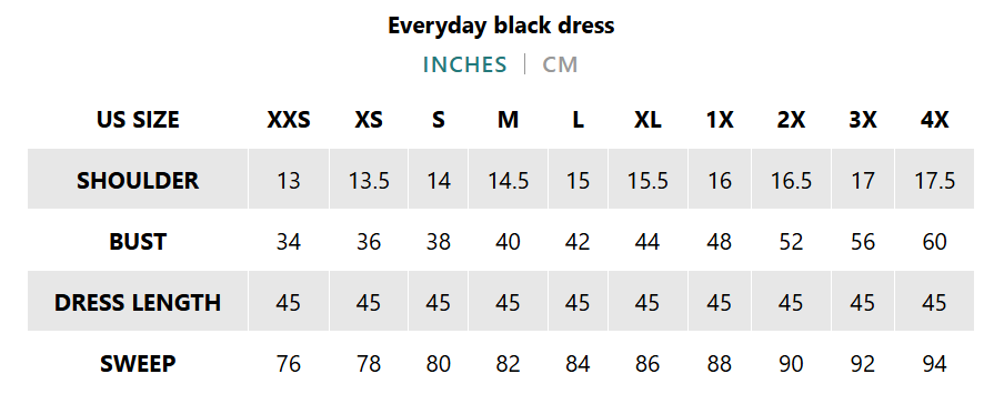 Everyday Black Dress