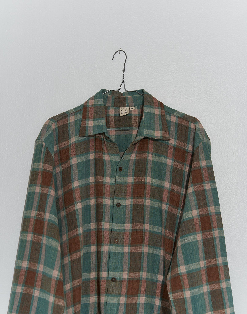 Gingham easy shirt