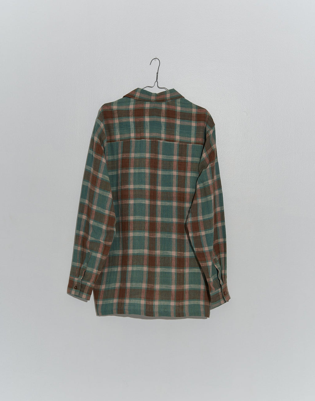 Gingham easy shirt