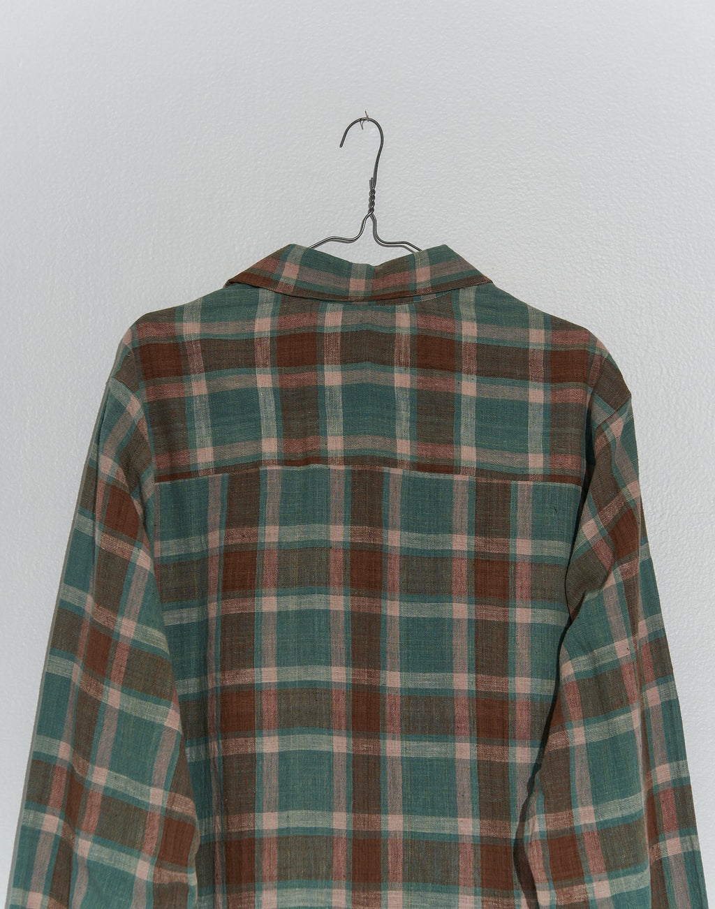 Gingham easy shirt