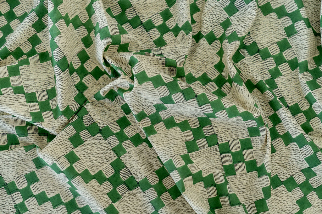 Checkered Green skirt