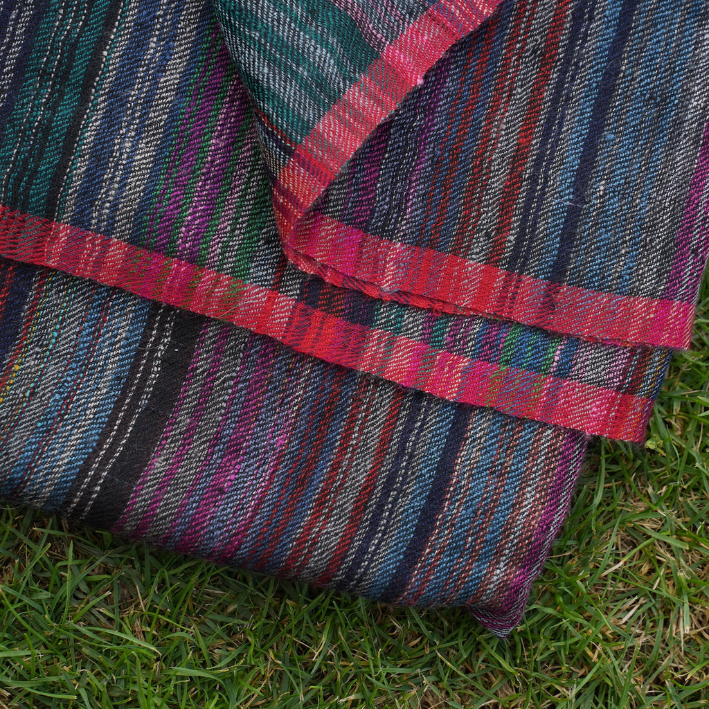 Midnight Stripes Pashmina Shawl