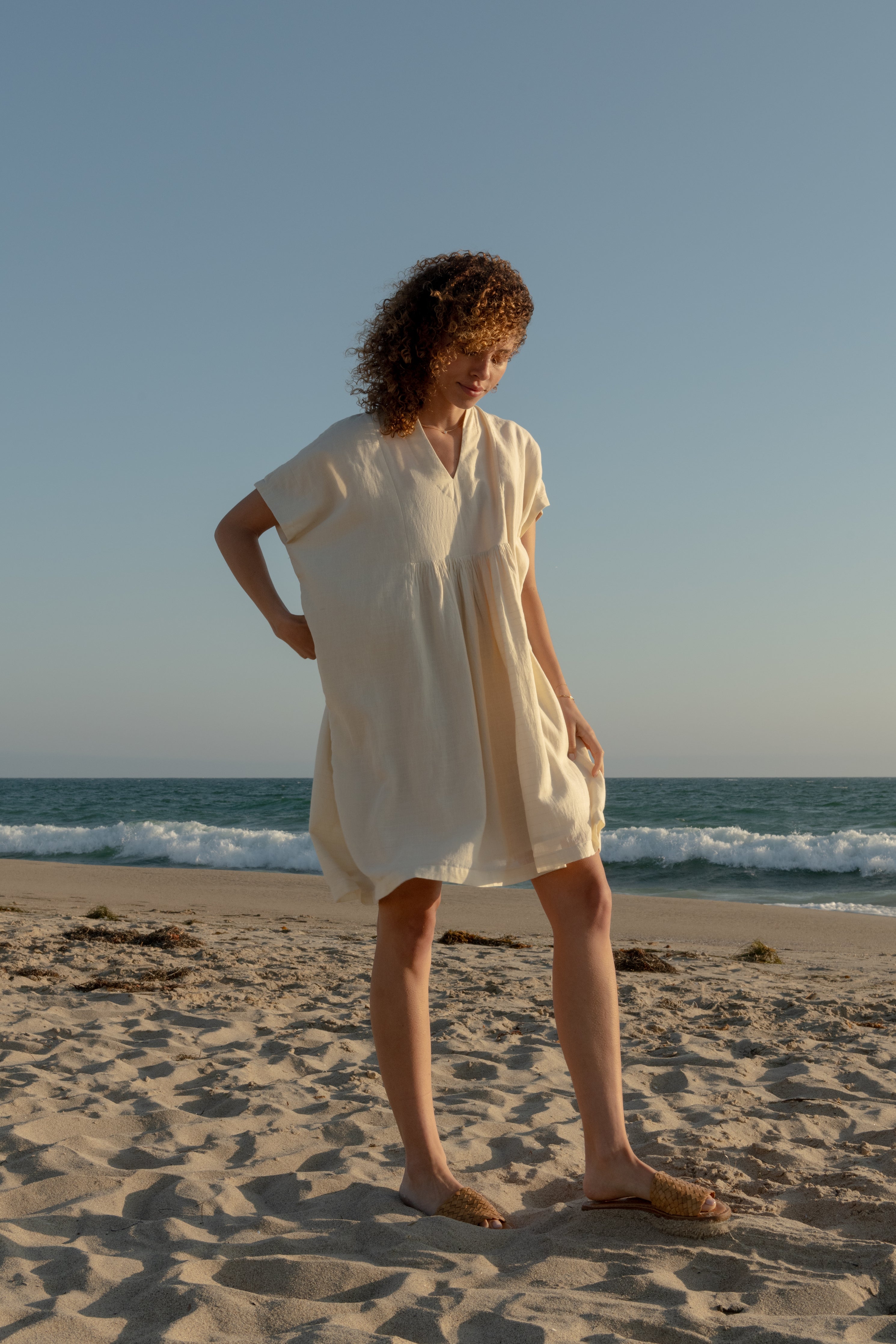 Relaxed Fit Caftan Dress
