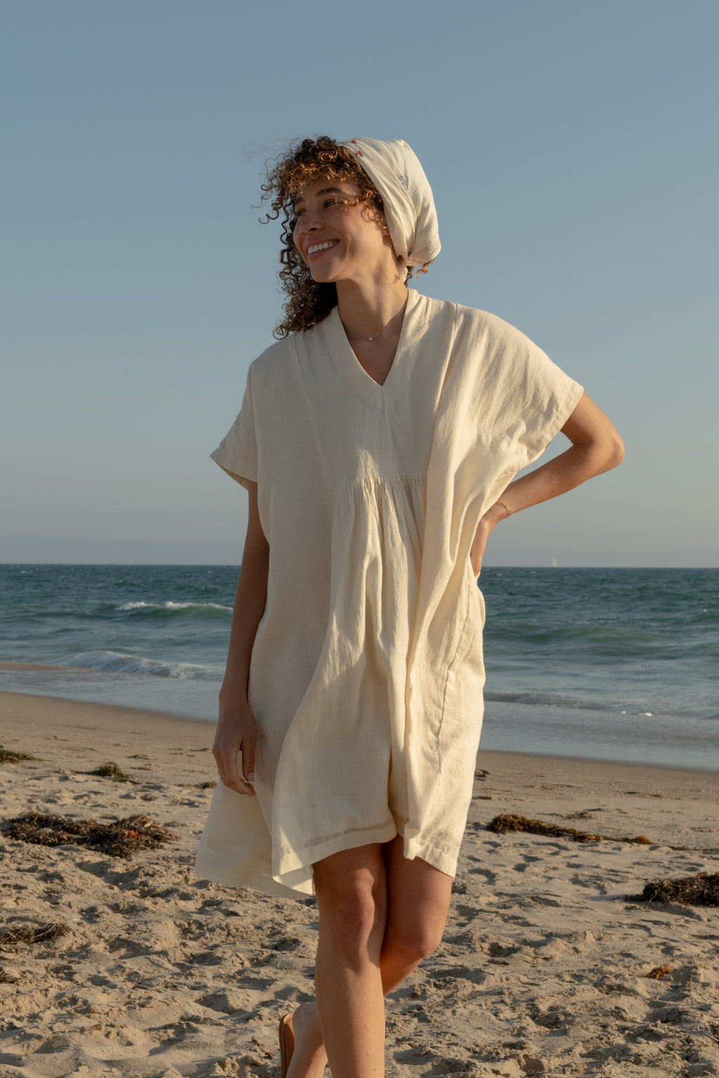 Relaxed Fit Caftan Dress