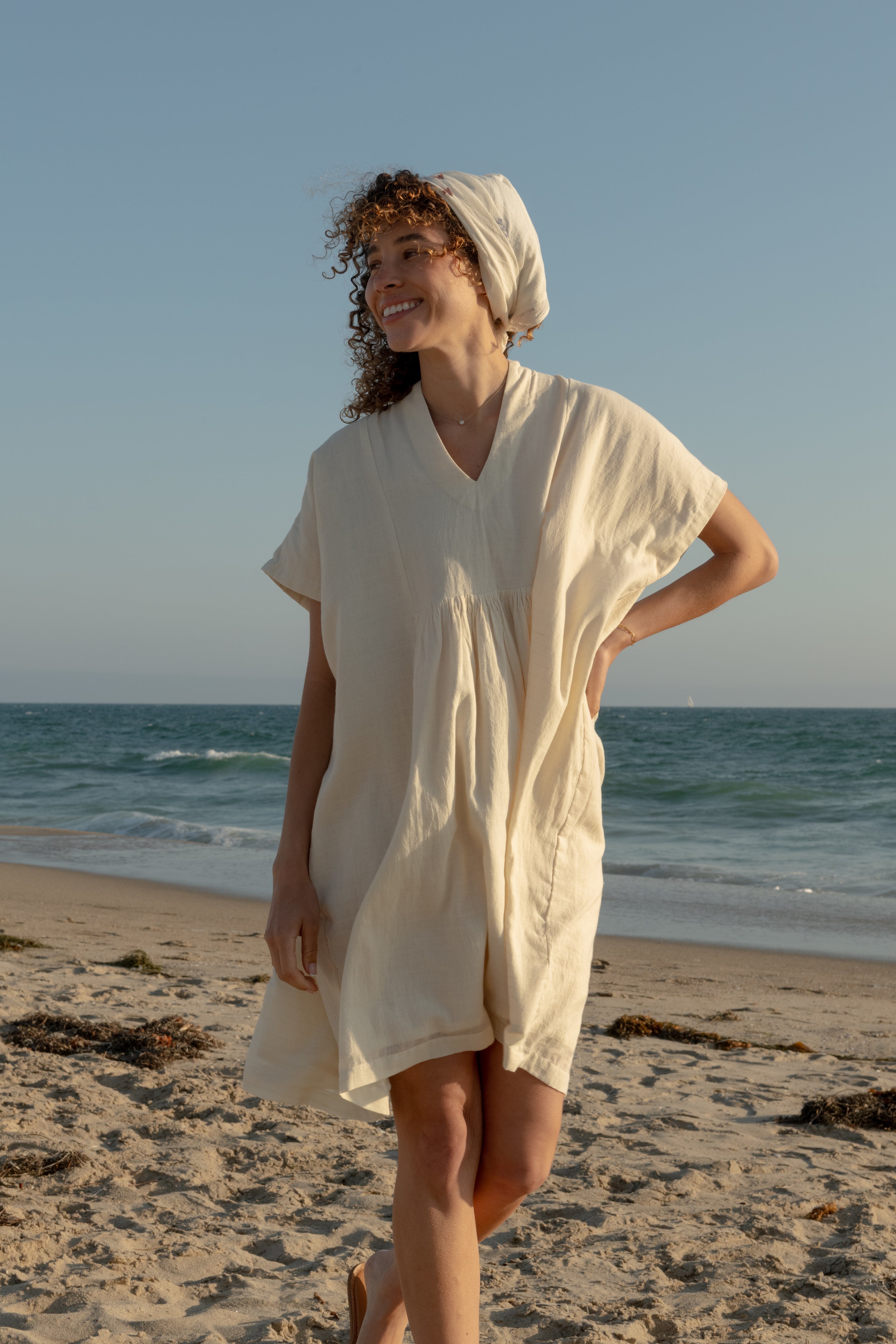 Relaxed Fit Caftan Dress