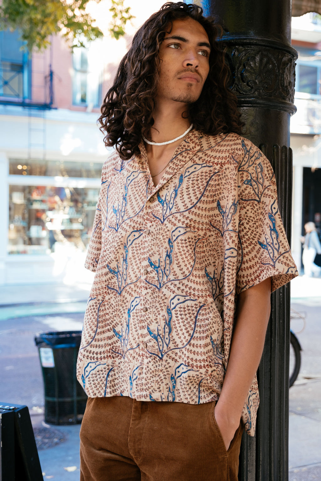 Floral boxy shirt