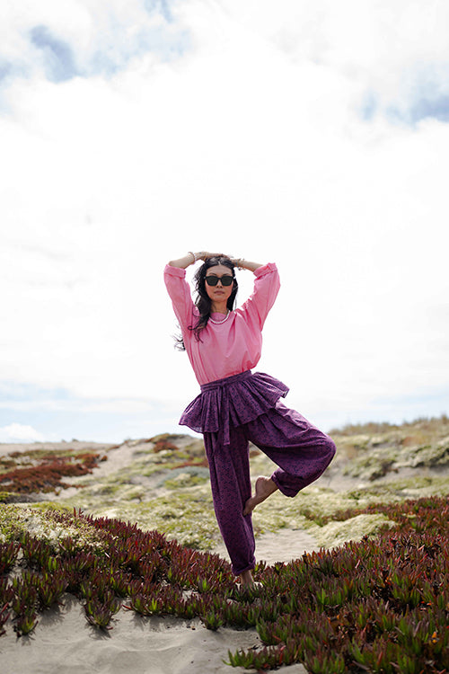 Plum Prism Pants