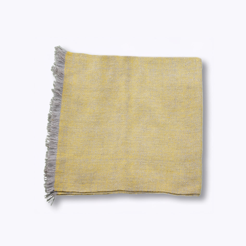 The Herringbone Khaki Muffler