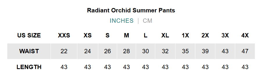 Radiant Orchid Summer Pants