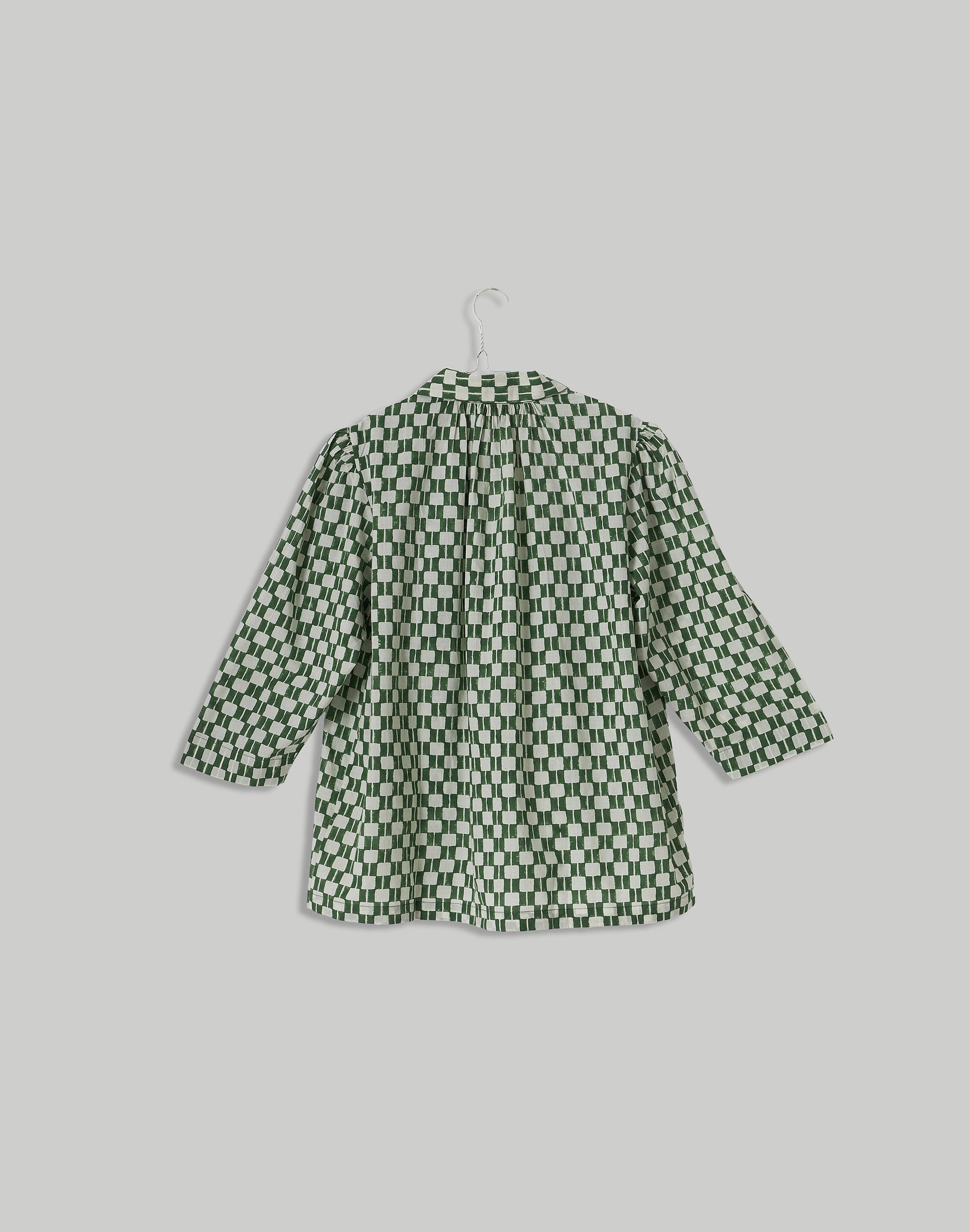 Vintage Green Block Shirt
