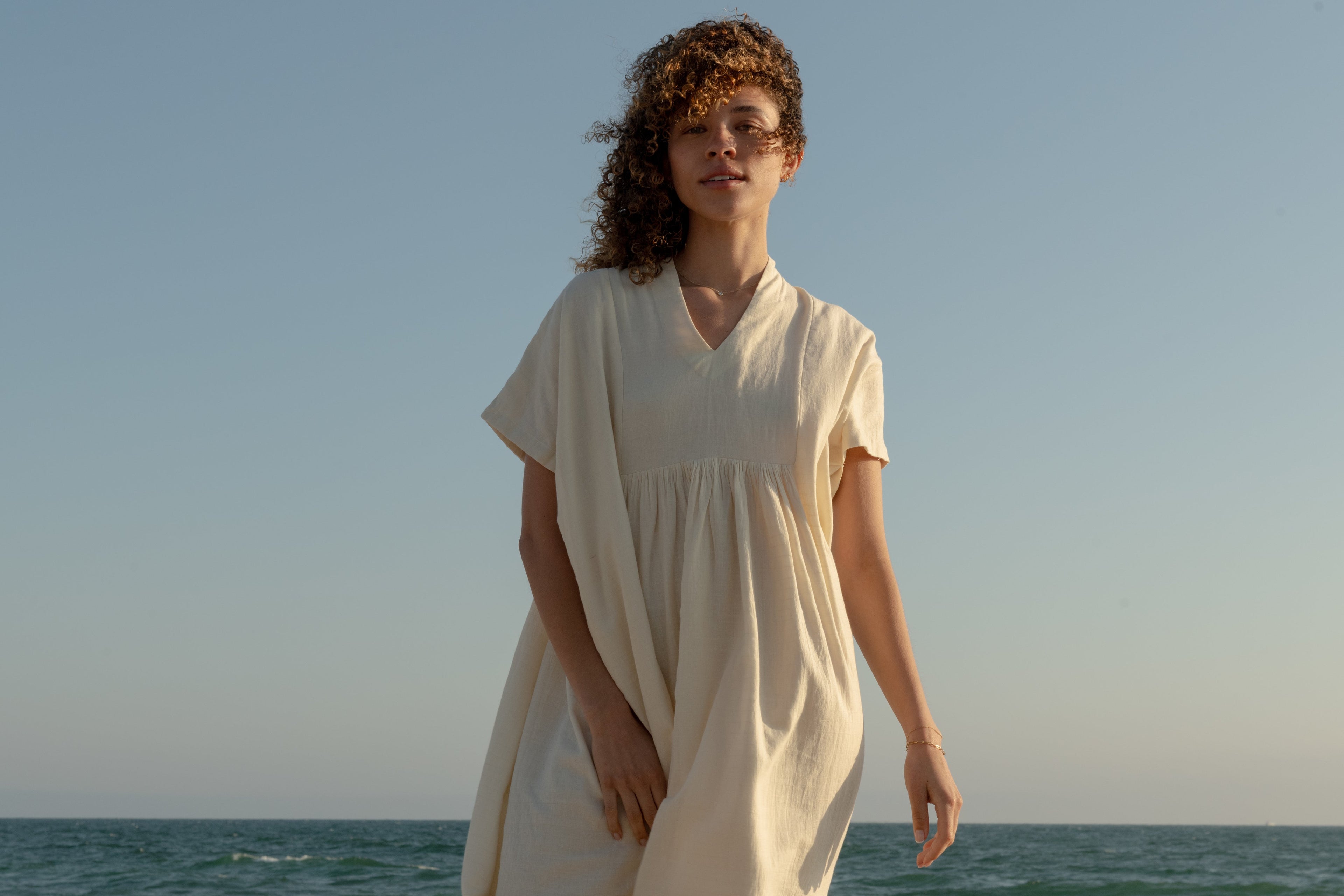 Relaxed Fit Caftan Dress